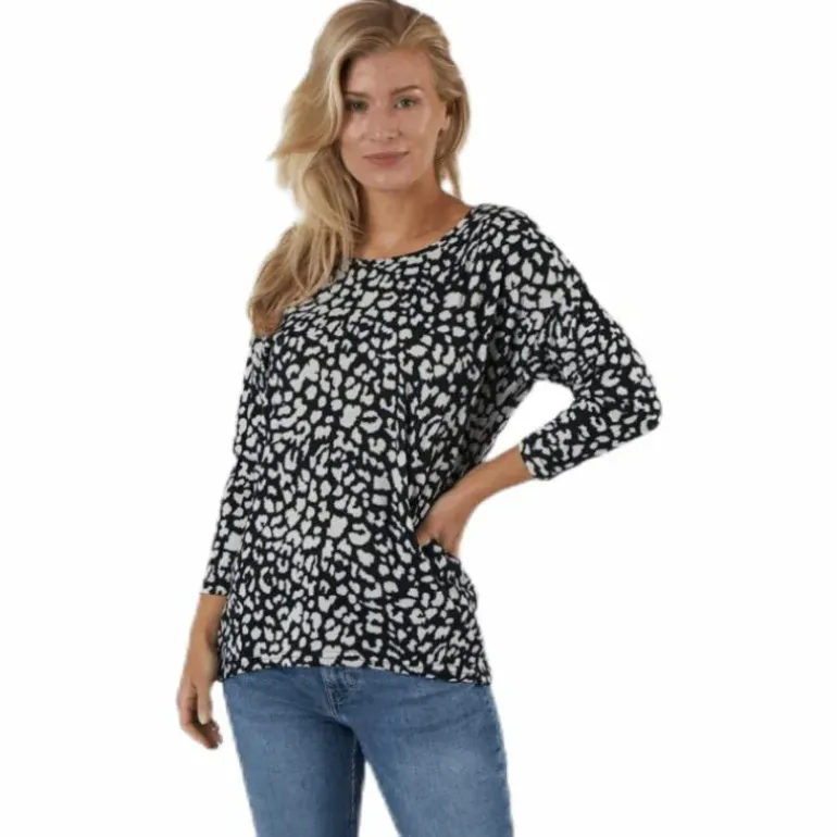 Elcos 4/5 Aop Top Jrs Black
