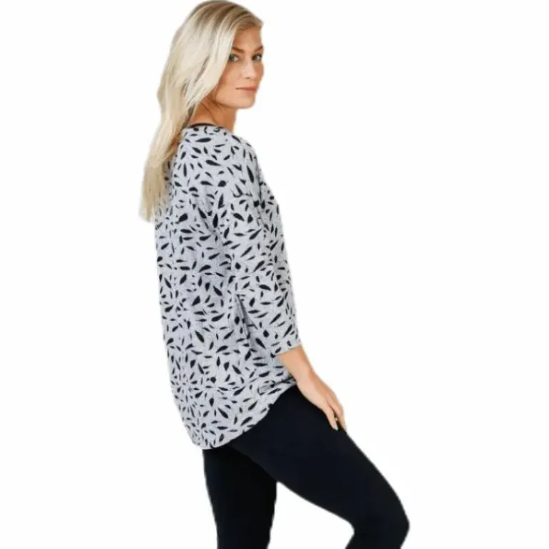 Elcos 4/5 Aop Top Jrs Grey