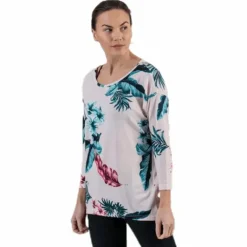 Elcos 4/5 Aop Top Jrs Pink