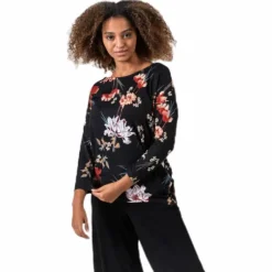Elcos 4/5 Aop Top Patterned/Black