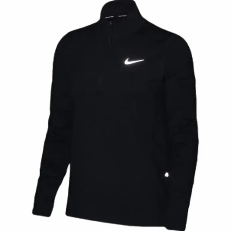 Element Women's 1/2-Zip Running Top BLACK/REFLECTIVE SILV