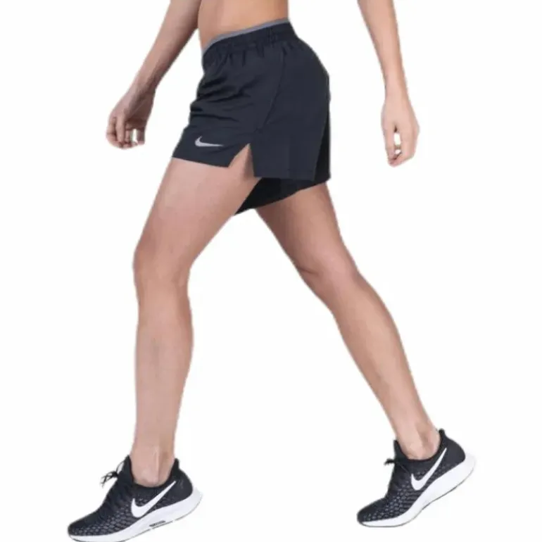 Elevate Track Shorts 5" Black