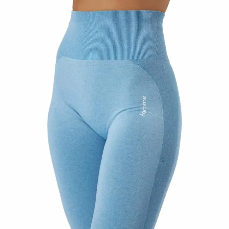 Elevate Wave Leggings 2 Melange Blue