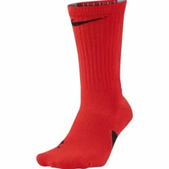 Elite Crew Basketball Socks UNIVERSITY RED/BLACK/BLACK