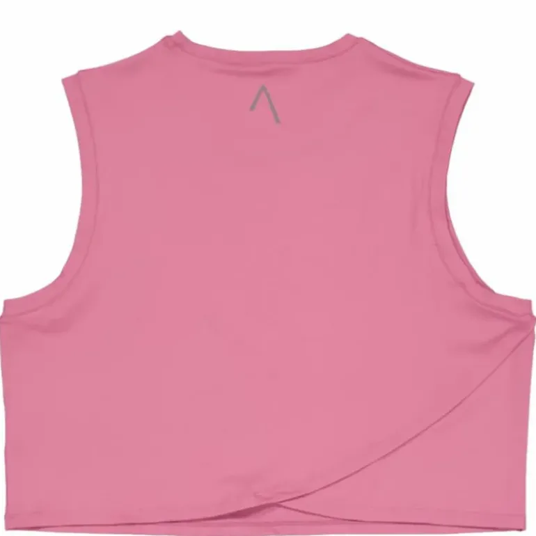 Ella Overlap Crop Top Mellow Mauve