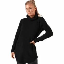Ellen Ls Long Knit Black