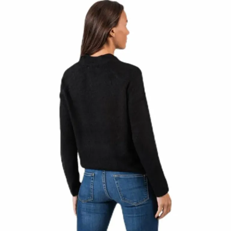 Ellen Ls O-Neck Knit Black