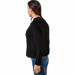 Ellen Ls O-Neck Knit Black