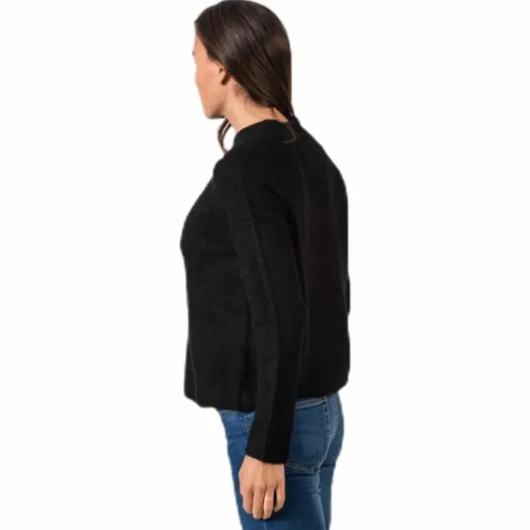 Ellen Ls O-Neck Knit Black