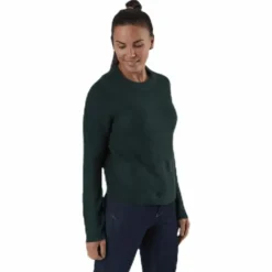 Ellen Ls O-Neck Knit Green