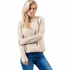 Ellen Ls O-Neck Knit White