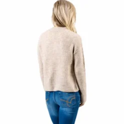 Ellen Ls O-Neck Knit White
