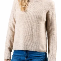 Ellen Ls O-Neck Knit White