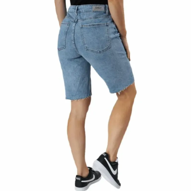 Emily Hw Long Shorts Raw Bb Mas0051 Blue
