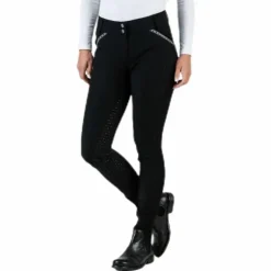 Emily Riding Pants w. Silicon Black