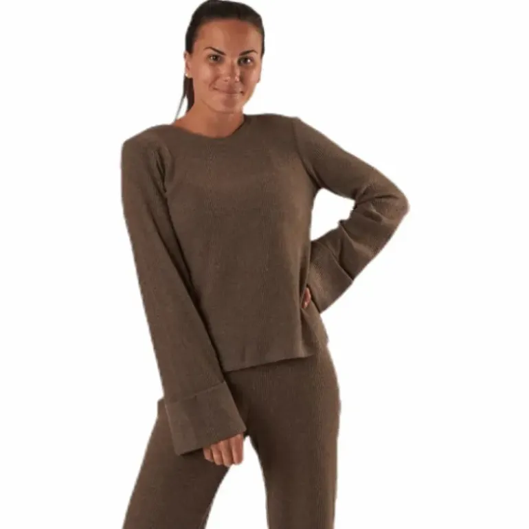 Ermione Ls Top Beige