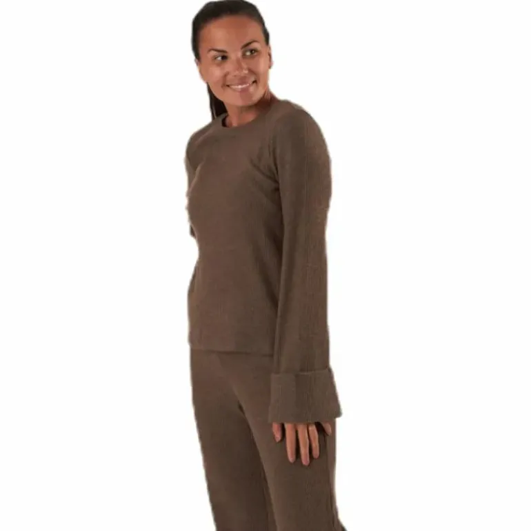 Ermione Ls Top Beige