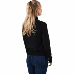 Esera Ls High Neck Knit Black