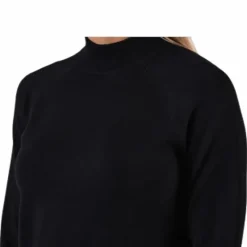 Esera Ls High Neck Knit Black