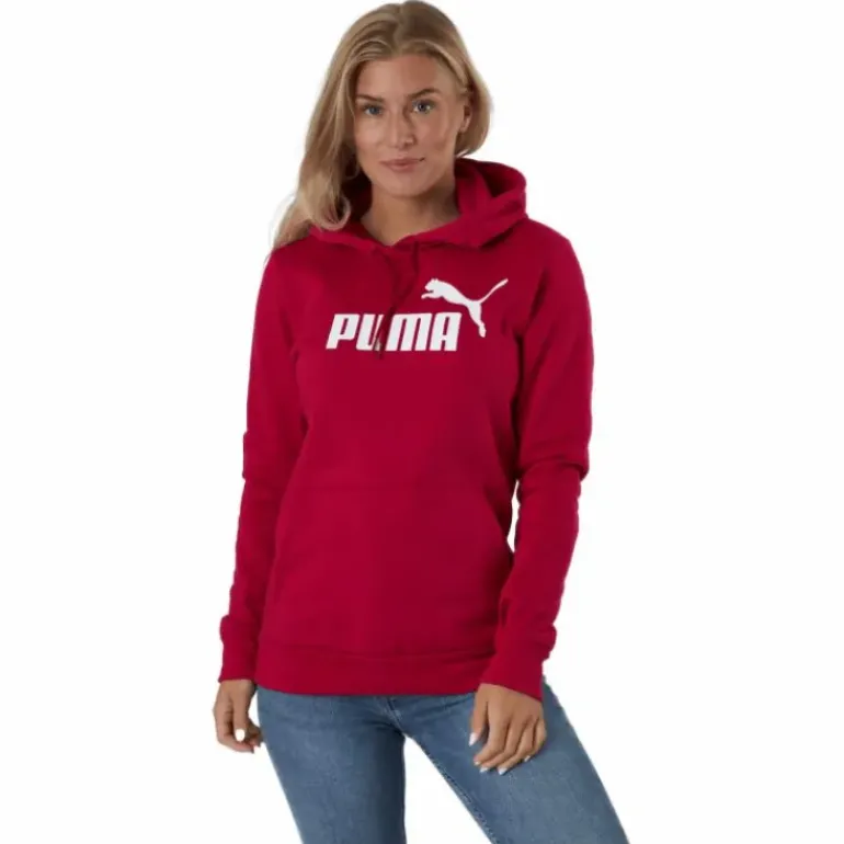 Ess Logo Hoodie Fl (s) Persian Red