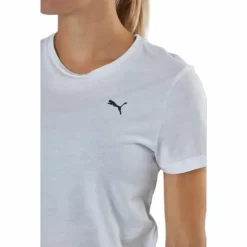 Ess Small Logo Tee Puma White-cat