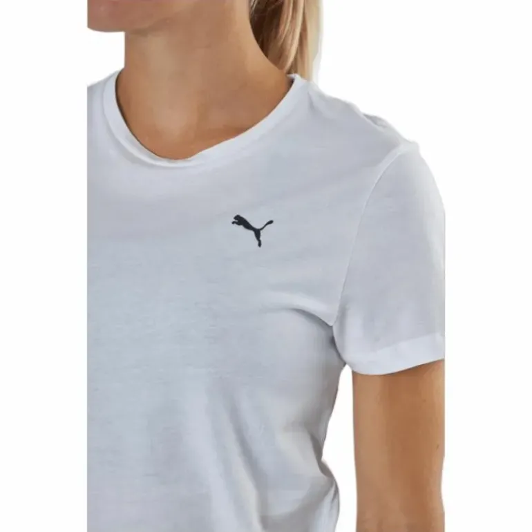 Ess Small Logo Tee Puma White-cat