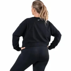 Essential Fleece Crew Plus White/Black