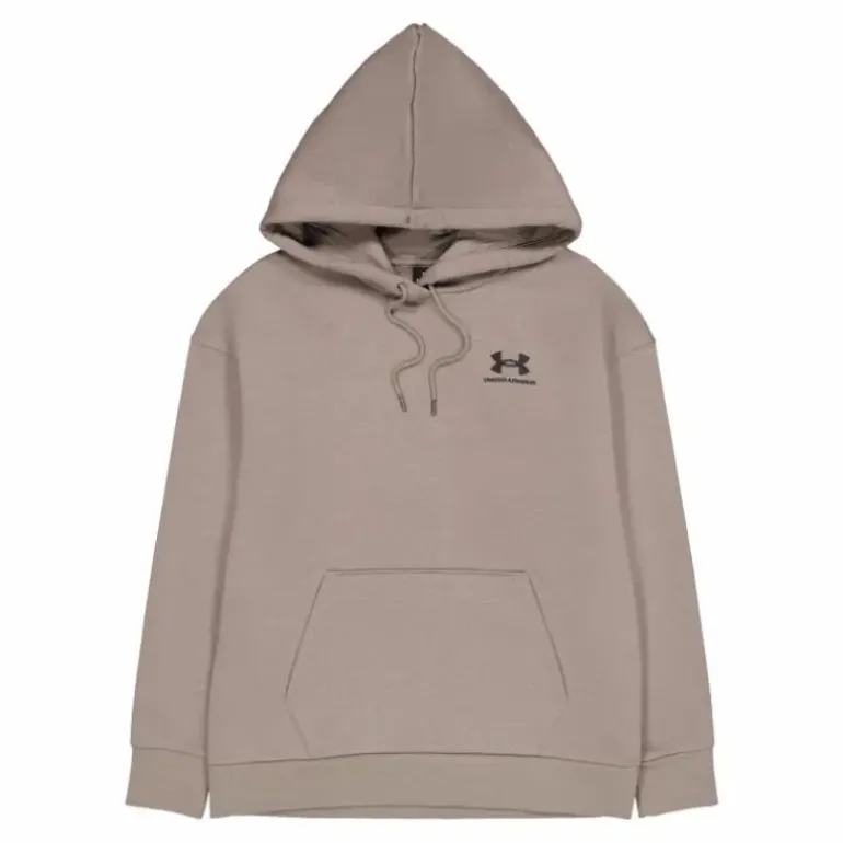 Essential Fleece Hoodie Brown