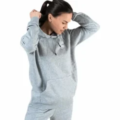 Essential Hoodie White/Grey