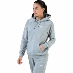 Essential Hoodie White/Grey