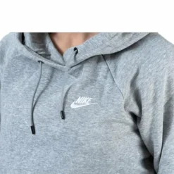 Essential Hoodie White/Grey