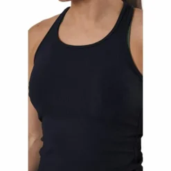 Essential Rib Racerback Black