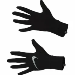 Essential Running Hat And Glove Set W Black