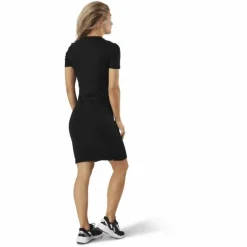 Essential Slim Tee Dress Black