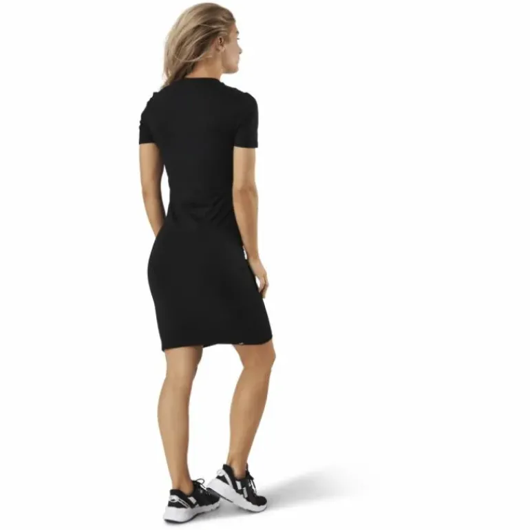 Essential Slim Tee Dress Black