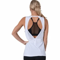 Essential Swoosh Tank White/Black