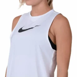 Essential Swoosh Tank White/Black