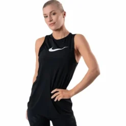 Essential Swoosh Tank White/Black