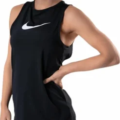 Essential Swoosh Tank White/Black