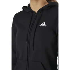 Essentials Full-Zip Hoodie Black / White