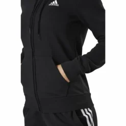 Essentials Full-Zip Hoodie Black / White