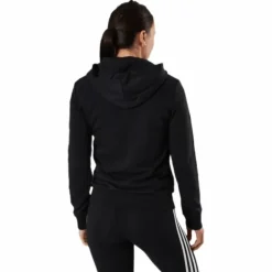 Essentials Full-Zip Hoodie Black / White