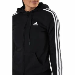 Essentials Full-Zip Hoodie Black / White