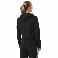 Essentials Full-Zip Hoodie Black / White