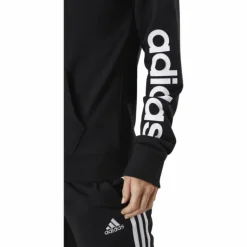 Essentials Full-Zip Hoodie Black / White