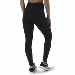 ESSENTIALS HIGH-WAISTED LOGO LEGGINGS Black / White