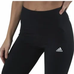 ESSENTIALS HIGH-WAISTED LOGO LEGGINGS Black / White