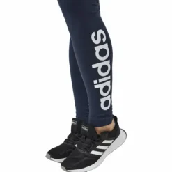 ESSENTIALS HIGH-WAISTED LOGO LEGGINGS Legend Ink / White