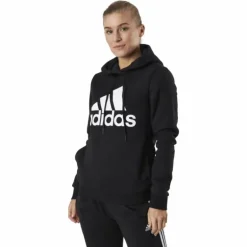 Essentials Hoodie Black / White