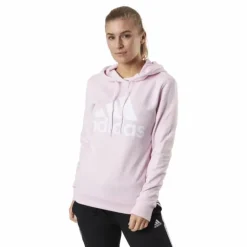 Essentials Hoodie Clear Pink / White